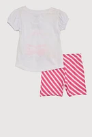 Baby Girls 12-24M Sweet Like My Mama Tee and Biker Shorts, Multi, Size 24M