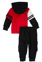 Baby Boys 12-24M Boss Graphic Jersey Hoodie and Joggers, Red, Size 12M