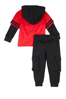 Baby Boys 12-24M Hustle Jersey Hoodie and Joggers, Multi, Size 12M