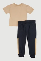 Baby Boys 12-24M Fresh Vibe Only Graphic Tee and Joggers,