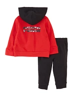 Baby Boys 12-24M Puma Zip Front Hoodie and Joggers, Red, Size 12M