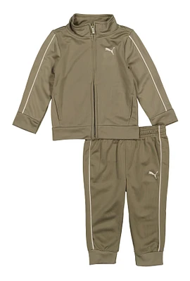 Baby Boys 12-24M Puma Track Jacket and Joggers, Green, Size 18M