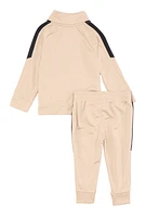 Baby Boys 12-24M Puma Contrast Track Jacket and Joggers, Beige,