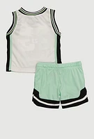 Baby Boys 12-24M 23 Legend Tank Top and Shorts 3 Piece Set, Multi, Size 24M
