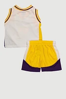 Baby Boys 12-24M Just Did It Tank Top and Shorts 3 Piece Set, Multi, Size 24M