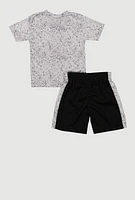 Baby Boys 12-24M Living Legend Bear Tee and Shorts, Multi,
