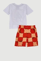 Baby Boys 12-24M Chase Your Dreams Graphic Tee and Shorts, Multi, Size 18M