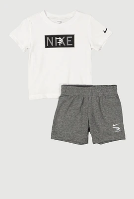 Baby Boys 12-24M Graphic Tee and Shorts, Multi,