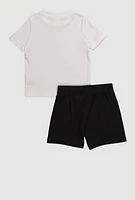 Baby Boys 12-24M Puma Graphic Tee and Shorts 2 Piece Set, Multi, Size 12M
