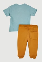 Baby Boys - Iconic Grind Bear Tee and Joggers, Multi