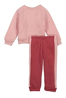 Baby Girls 12-24M Love Bear Sweatshirt and Sweatpants, Pink,