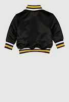 Baby Boys Chenille City Graphic Patch Varsity Jacket, 12M