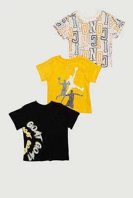 Baby Boys 12-24M Icon Goat Graphic Tees 3 Pack, Multi, Size 18M