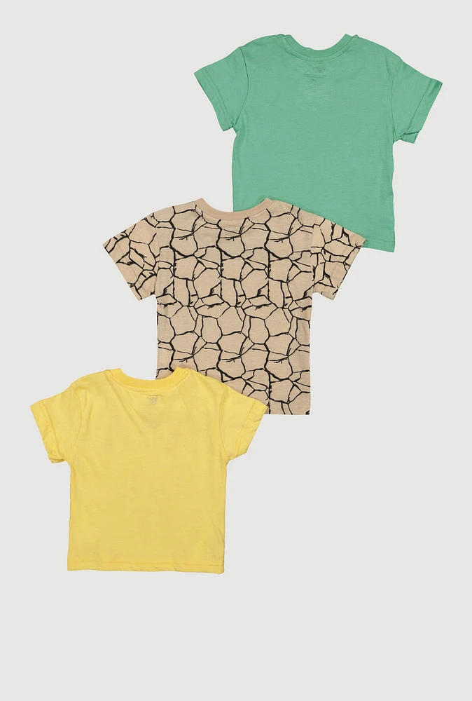 Baby Boys 12-24M Just Did It Graphic Tees 3 Pack, Multi, Size 24M