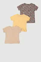 Baby Girls 12-24M Mamas Girl Graphic Tees 3 Pack, Multi, Size 12M