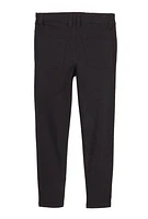 Little Girls Solid Skinny Leg Pants, 5