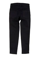 Little Girls Rhinestone Butterfly Hyperstretch Pants,