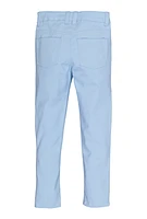 Little Girls Rhinestone Butterfly Hyperstretch Pants, Blue, Size 4