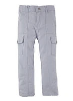 Little Girls Twill Cargo Pants, 6