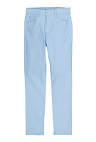 Girls Solid Pants, Blue, Size 12