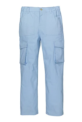 Girls Twill Straight Leg Cargo Pants,