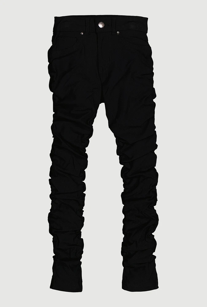 Girls Hyperstretch Stacked Pants,