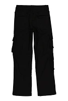 Girls Hyperstretch Straight Leg Cargo Pants,