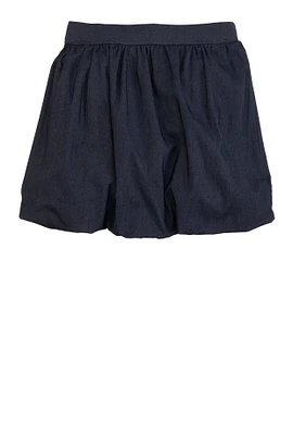 Girls Chambray Bubble Skirt, Blue, Size 12