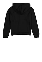 Girls Hello Kitty Rhinestone Hoodie, Black, Size 7