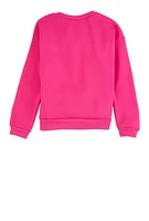 Hello Kitty 3D Graphic Pullover Sweatshirt, Pink, Size 10