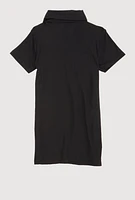 Little Girls Rhinestone New York Polo Dress,