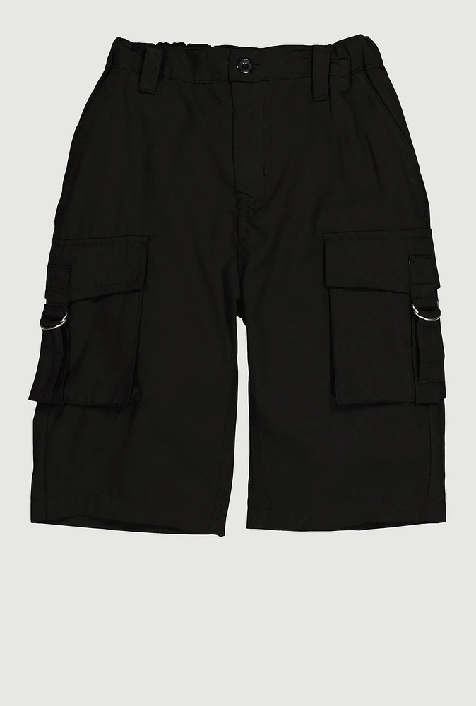Girls Cargo Bermuda Shorts,