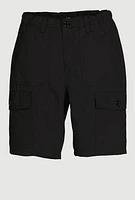 Girls Cargo Pocket Bermuda Shorts,
