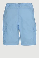Girls Cargo Pocket Bermuda Shorts,