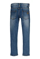 Girls Skinny Leg Jeans, Blue,