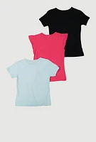 Girls In My Sassy Era Graphic Tees 3 Pack, Multi, Size 10-12