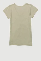 Girls If You Can Dream It You Can Do It Tee, Green, Size 10-12