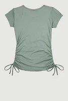 Girls Good Things Are Coming 3D Foil Graphic Top,