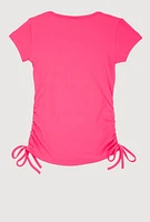 Girls Rhinestone The Original Queen Top,