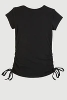 Girls Rhinestone Limited Edition 95 Top, Black, Size 10-12