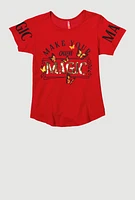 Girls Sequin Magic Graphic Tee,