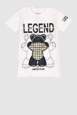 Little Boys Legend Limited Club Tee, White, Size 7