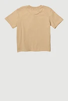 Little Boys Built For Speed Bear Tee,