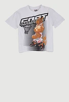 Little Boys Goat Graphic Tee, White, Size 7