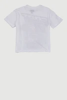 Little Boys Goat Graphic Tee, White, Size 7