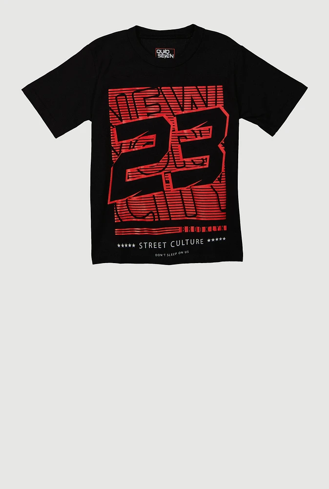Little Boys Brooklyn Street Culture Graphic Tee,