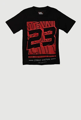 Little Boys Brooklyn Street Culture Graphic Tee,