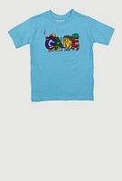 Little Boys GAME Graphic Tee, Blue, Size 4