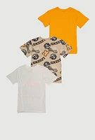 Boys Boss Legend Graphic Tees 3 Pack, Multi, Size 8