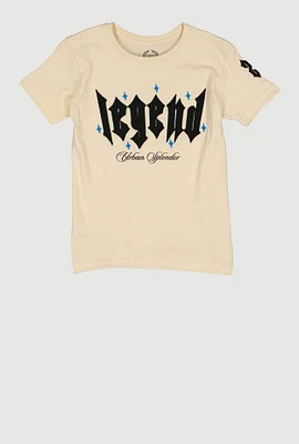 Boys Legend Urban Splendor Graphic Tee, Beige, Size 8